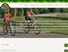 Tablet Screenshot of bikeraleigh.org